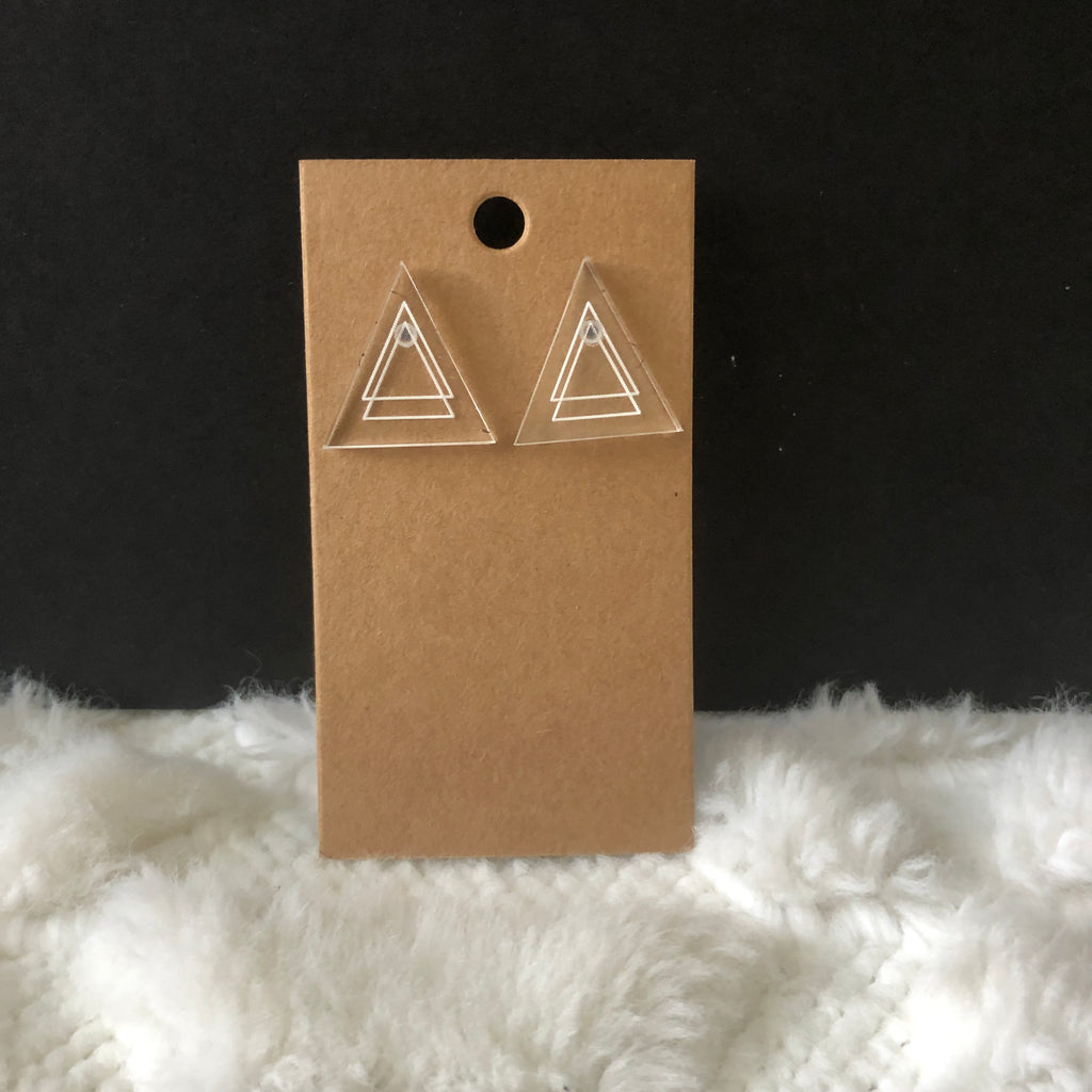 Triangle Acrylic Earrings