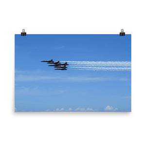 5 Blue Angels Poster
